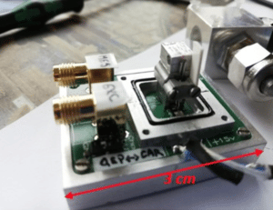 Compact QEPAS sensor (targeted species : CH4, CO2)